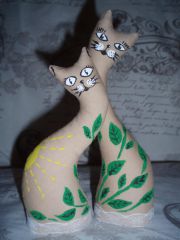 Кошки-статуэтки