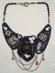 Колье "Солнце в объятиях Луны"