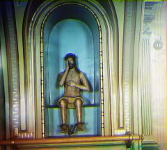 Спаситель в темнице. Резная фигура в Успенской церкви г. Чердынь